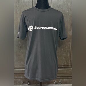 2 Bodybuilding.com unisex short sleeves Black t-shirt- size Medium